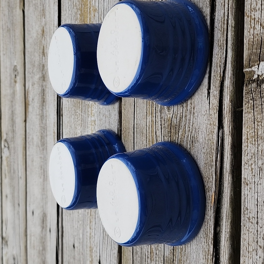 4 Le Creuset Stackable Ramekins Blueberry Color - Picture 5 of 16